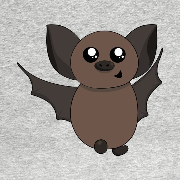 Cute Bat Cartoon by PandLCreations